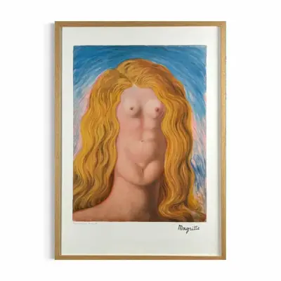 René Magritte - Le Viol – kavel bij Hammertime