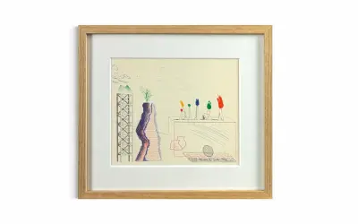 David Hockney - Lithografie 1977 – kavel bij Hammertime
