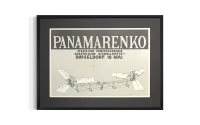 Panamarenko - Gesigneerde Affiche 'Das Flugzeug' – kavel bij Hammertime