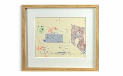 David Hockney - Lithografie 1977 – kavel bij Hammertime