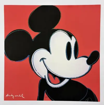 Andy Warhol - Mickey Mouse – kavel bij Hammertime