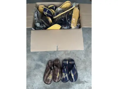 42x Complete Partij Heren Slippers | Nieuw | 42 Paar – kavel bij XL Auctions