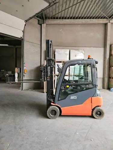 Elektrische heftruck Toyota – kavel bij Openbare Verkopen, Ouwegem