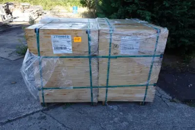 2x Pallet houten lijsten – kavel bij Openbare Verkopen, Ouwegem