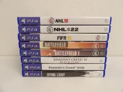 Lot PlayStation 4 spellen (B) – kavel bij De Kringwinkel, Leopoldsburg