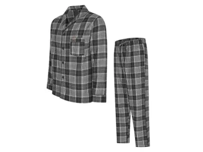 Cappuccino Italia Alba Pyjama Zwart Geruit - L – kavel bij XL Auctions