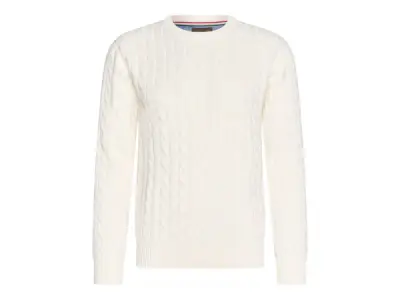 Cappuccino Italia Adria Kabel Trui Wit - XXL – kavel bij XL Auctions