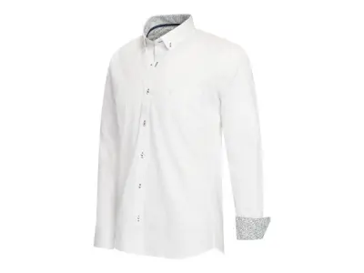 Cappuccino Italia Stretch Overhemd Ancona Wit - XL – kavel bij XL Auctions