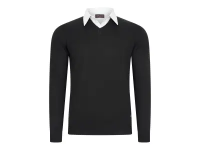 Cappuccino Italia Mock Pullover Zwart - XL – kavel bij XL Auctions