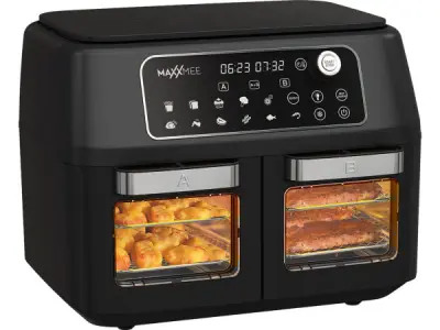 MAXXMEE hetelucht friteuse met dubbele kamer 11l - Rood – kavel bij XL Auctions