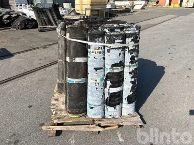 Bitumen-Dachbahnen (29 Rollen: 8 beschieferte + 21 reguläre Bitumenbahnen) – kavel bij Blinto, Hamminkeln