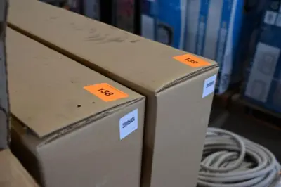 Dubbele rvs wasbak – kavel bij Openbare Verkopen, Vichte