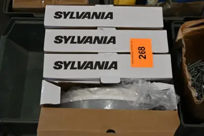 4x plafondlamp Sylvania – kavel bij Openbare Verkopen, Vichte