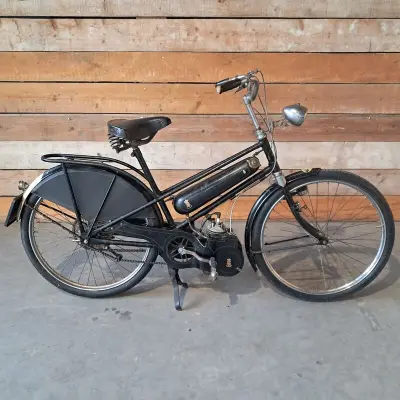 Klassieke bromfiets, Gruno, VAP.4, Zwart, 1951 – kavel bij Onlineveilingmeester, Heerenveen