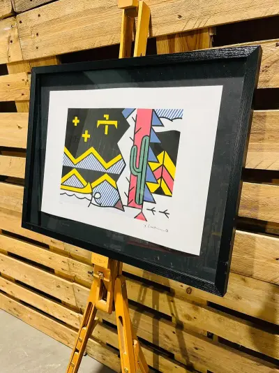 Roy Lichtenstein Lithograaf - Gesigneerd met certificaat – kavel bij Onlineveilingmeester, Heerenveen