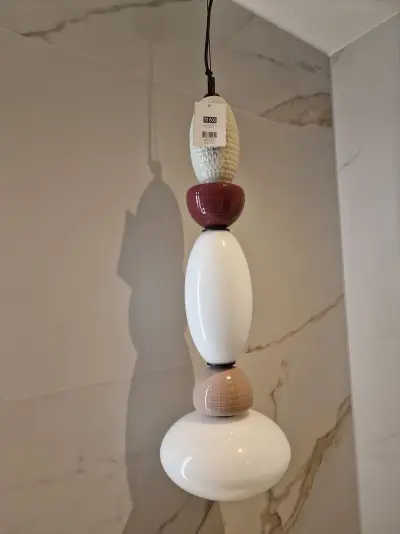 Pendantlamp, By-Boo, Garca vertical, Wit, 2026 – kavel bij Onlineveilingmeester, Heerenveen