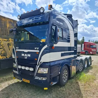 Vrachtwagen, MAN, TGX 41.680 8x4/4, 2009 – kavel bij Domeinen Roerende Zaken, Soesterberg