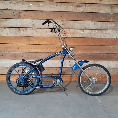 Fiets met hulpmotor / Snorbrommer, Nirve, Switchblade 199, Blauw, 2004 – kavel bij Onlineveilingmeester, Heerenveen