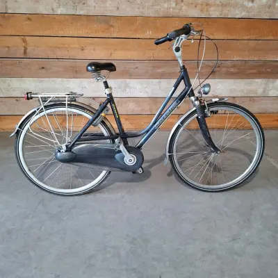 Damesfiets, Gazelle, Orange D49, Blauw – kavel bij Onlineveilingmeester, Heerenveen
