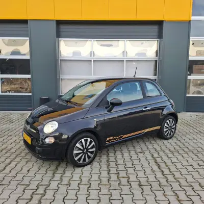 Personenauto, Fiat, 500, 1.0 TwinAir Pop, Donkerblauw, 2015 – kavel bij Onlineveilingmeester, Heerenveen