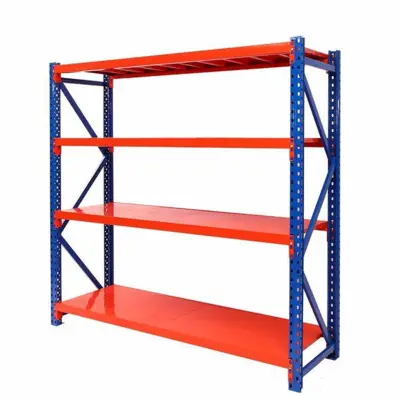 Magazijnstelling | 200 x 200 x 60cm, Blauw / Oranje, 2026 – kavel bij Onlineveilingmeester, Heerenveen