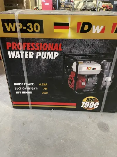 Waterpomp IDW WP30, IDW, WP30, Rood – kavel bij Onlineveilingmeester, Heerenveen