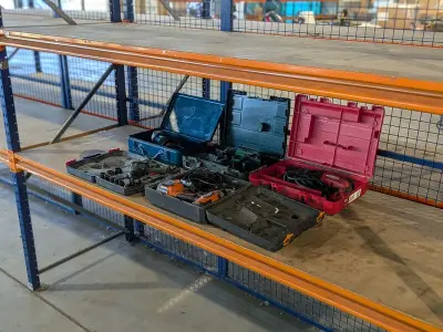5x Accu- en elektrisch handgereedschap, Makita, Hitachi, Keyang, Parkside En AEG – kavel bij Onlineveilingmeester, Heerenveen