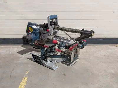 Telescoop-/afkortzaag - 230V, Bosch, GCM 8 SJL, 2019 – kavel bij Onlineveilingmeester, Heerenveen
