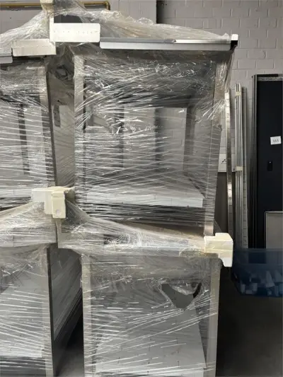 2x Rvs Uitvoertafel Ingang Rechts – kavel bij Hammertime