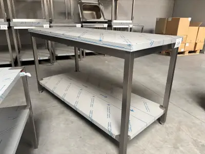 Rvs Werktafel 200x70cm – kavel bij Hammertime