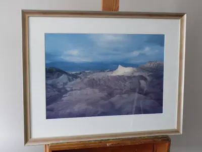 Ingelijste foto van berglandschap – kavel bij GSD Auctions, Zoeterwoude