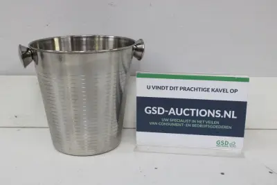 RVS Champagnekoeler – kavel bij GSD Auctions, Zoeterwoude