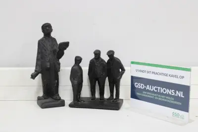 Set van 2 Bronzen Beelden – kavel bij GSD Auctions, Zoeterwoude