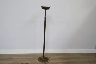 Art Deco Messing Vloerlamp – kavel bij GSD Auctions, Zoeterwoude