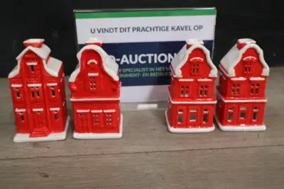 Plastic opbergsysteem met rode en witte onderdelen – kavel bij GSD Auctions, Zoeterwoude