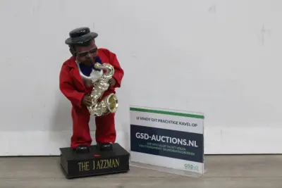 The Jazzman met saxofoon – kavel bij GSD Auctions, Zoeterwoude