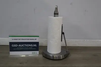 RVS keukenrolhouder met hendel – kavel bij GSD Auctions, Zoeterwoude
