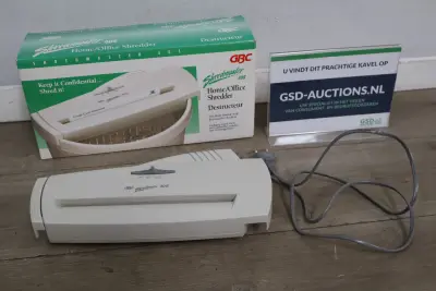 GBC Shredmaster 40S Home/Office Papiervernietiger – kavel bij GSD Auctions, Zoeterwoude