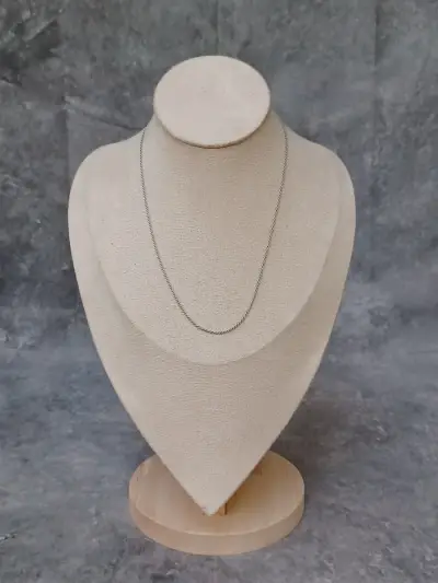 Prachtige 14 karaat witgouden gordelketting "Rope Chain" – kavel bij De Kringwinkel, Gent