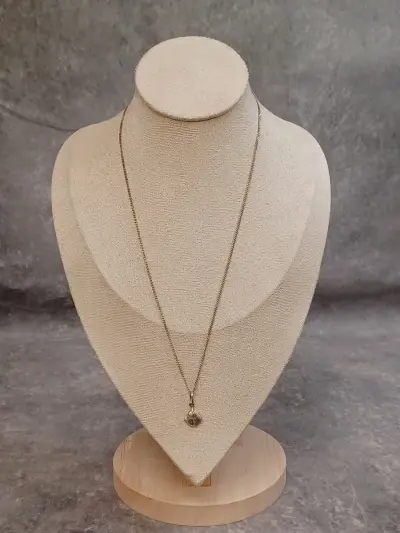 Zilveren lange ketting met paardenkop hanger - Sterling zilver / 925 – kavel bij De Kringwinkel, Gent