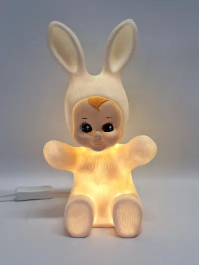 Goodnight Light - Lapin & Me Baby Bunny lamp – Charmant retro nachtlampje – kavel bij De Kringwinkel, Gent