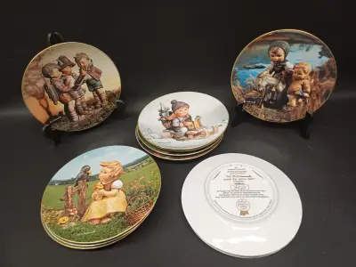 Set van 12 Hummel collectors borden – kavel bij De Kringwinkel, Geraardsbergen