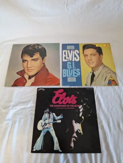 Set van 3 Elvis Presley LP's – kavel bij De Kringwinkel, Oudenaarde