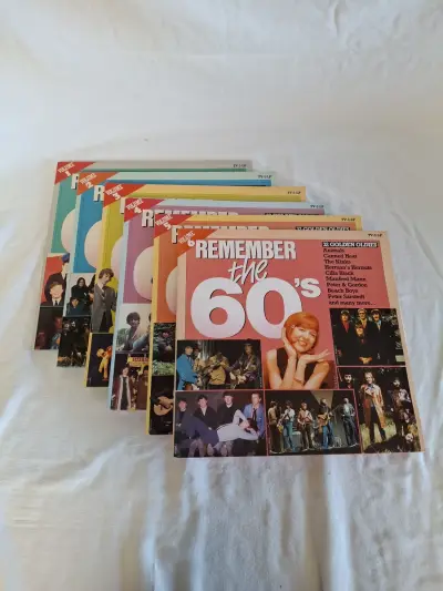 Complete 6-delige Vinyl Set: Remember The 60's – kavel bij De Kringwinkel, Oudenaarde