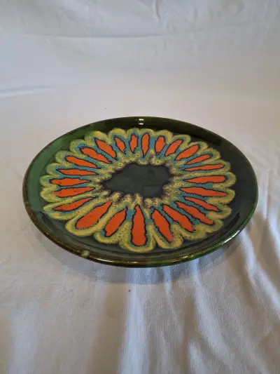 Vintage XL kunstkeramische schaal – kavel bij De Kringwinkel, Oudenaarde