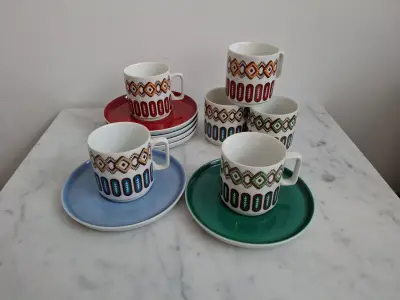 Vintage Bavaria kop-en-schotel set – kavel bij De Kringwinkel, Herzele