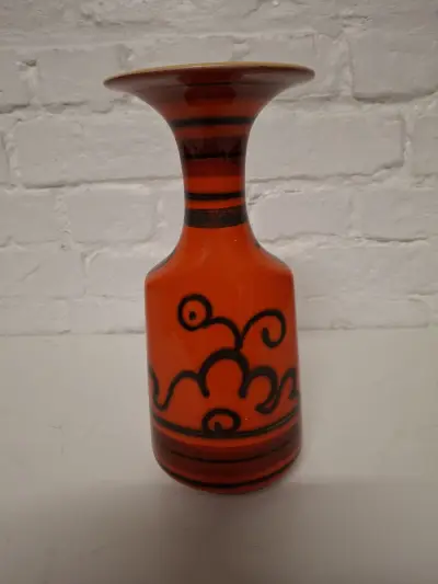 Vintage Flora Gouda "Tokio" Vaas – kavel bij De Kringwinkel, Herzele