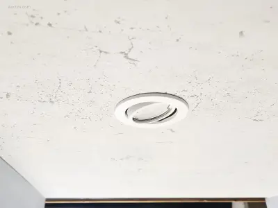 (100x) GU10 inbouw armatuur zand wit plafondlamp – kavel bij Auctim, Puurs