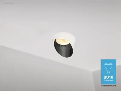 (20x) GU10 Inbouw design armatuur cilinder zand – kavel bij Auctim, Puurs