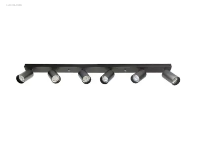 (6x) GU10 Opbouwspot Armatuur 6 cilinders zand – kavel bij Auctim, Puurs